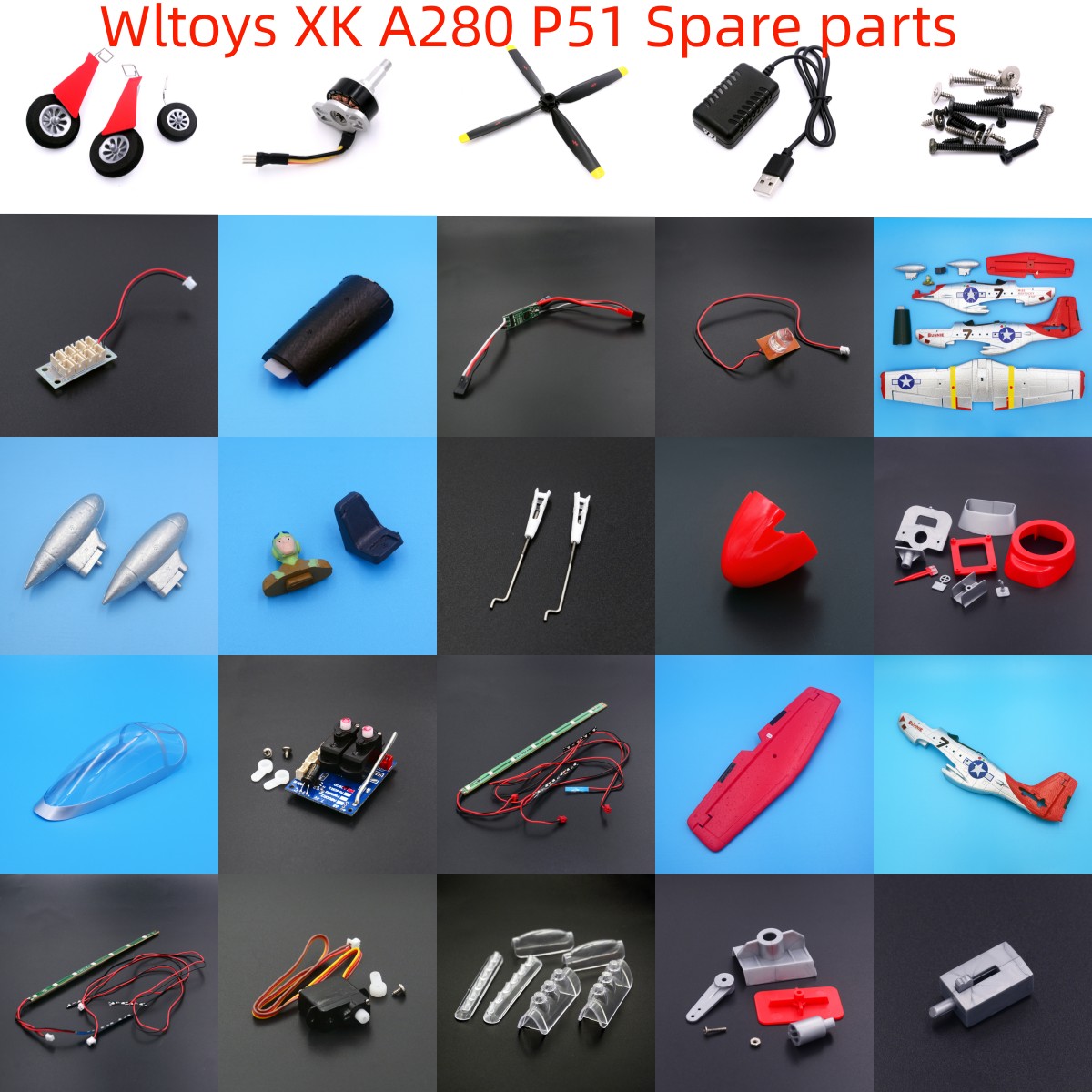 Wltoys XK A280 P51 RC Aircraft - Drone Racing Flag recension och pris