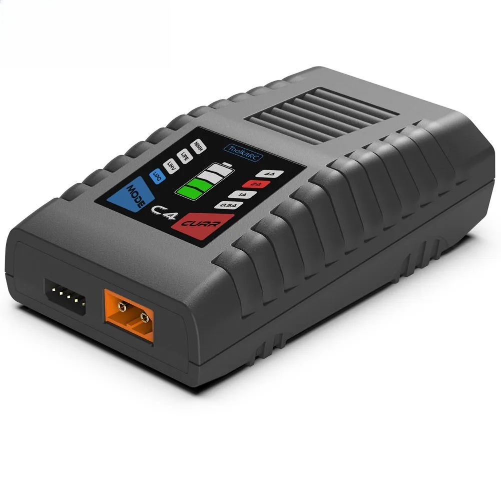 ToolkitRC C4 Charger 50W 5A AC - Drone Racing Charger recension och pris