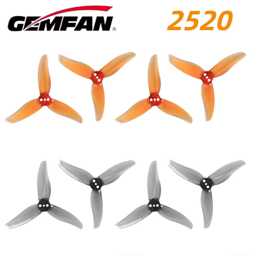 4Pairs Gemfan Hurricane 2520 2 - Drone Racing Motor recension och pris