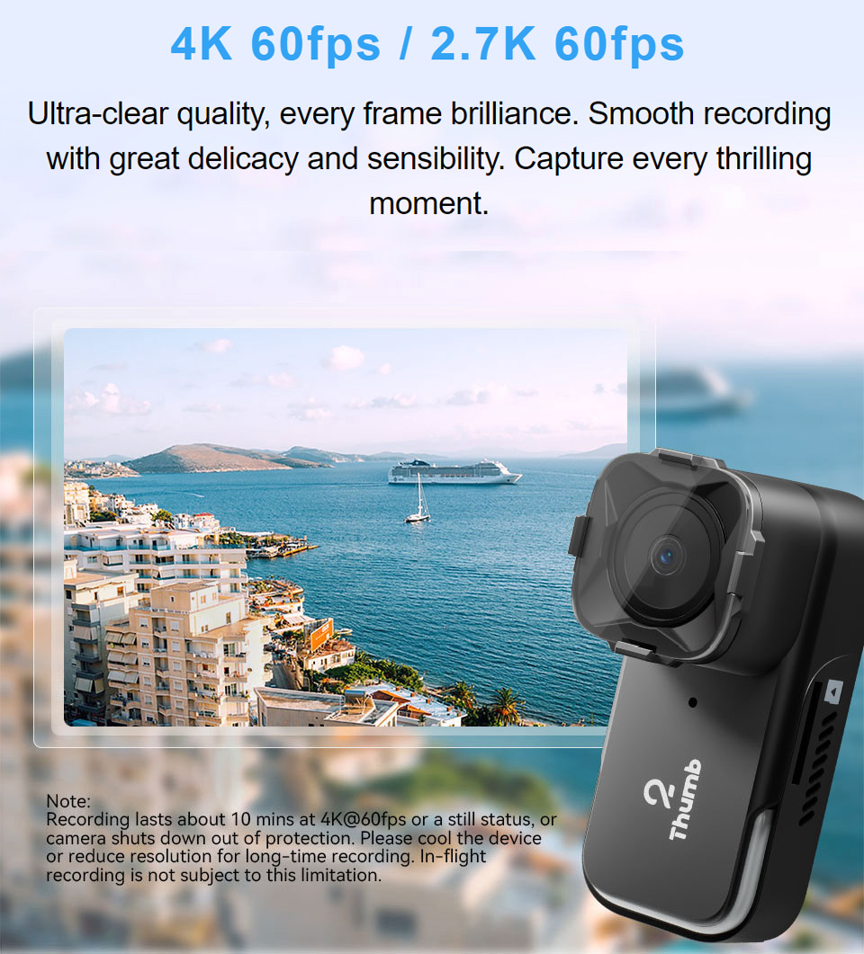 New Version RunCam Thumb 2 4K  - Drone Racing Camera recension och pris