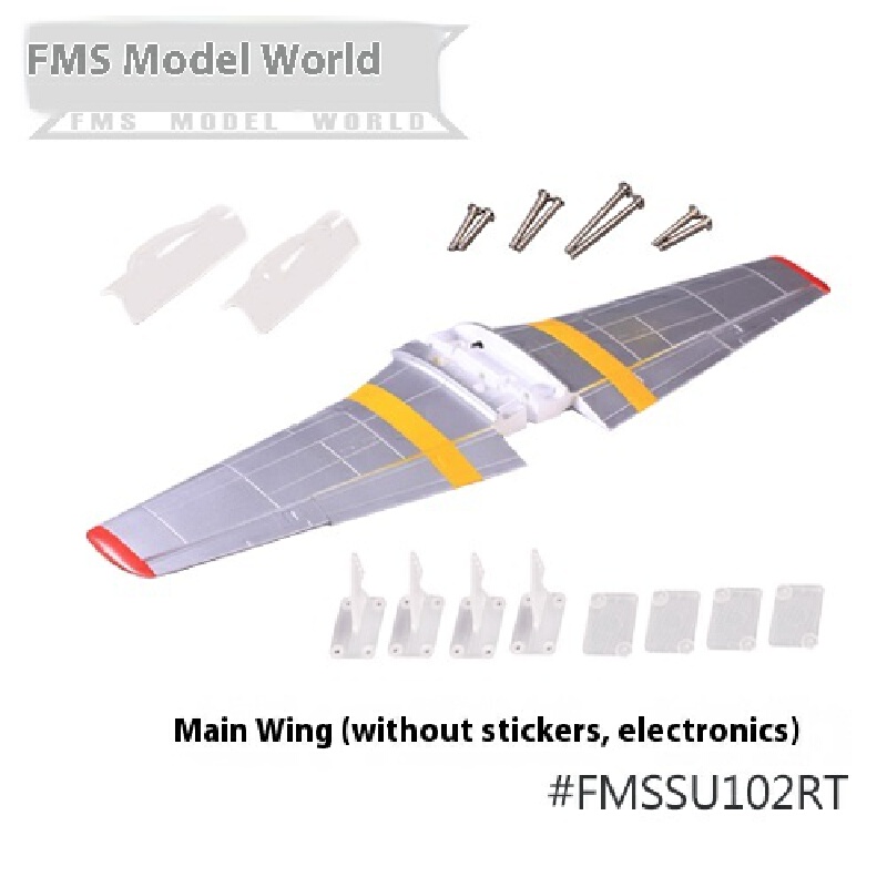 FMS P51D V8 Model Airplane Red - Drone Racing Flag recension och pris