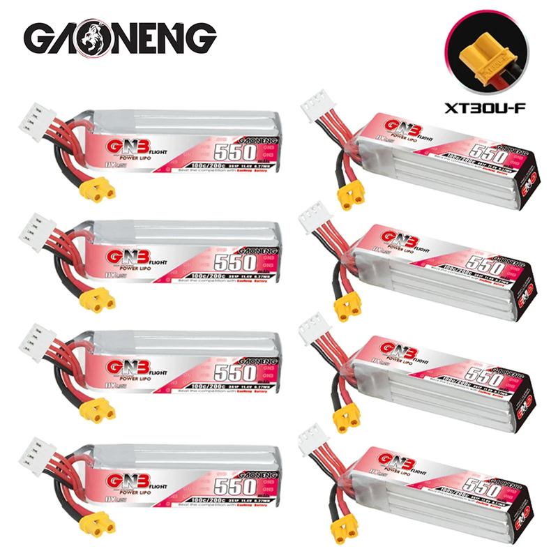 GNB HV 11.4V 550mAh 100C/200C  - Drone Racing Battery recension och pris