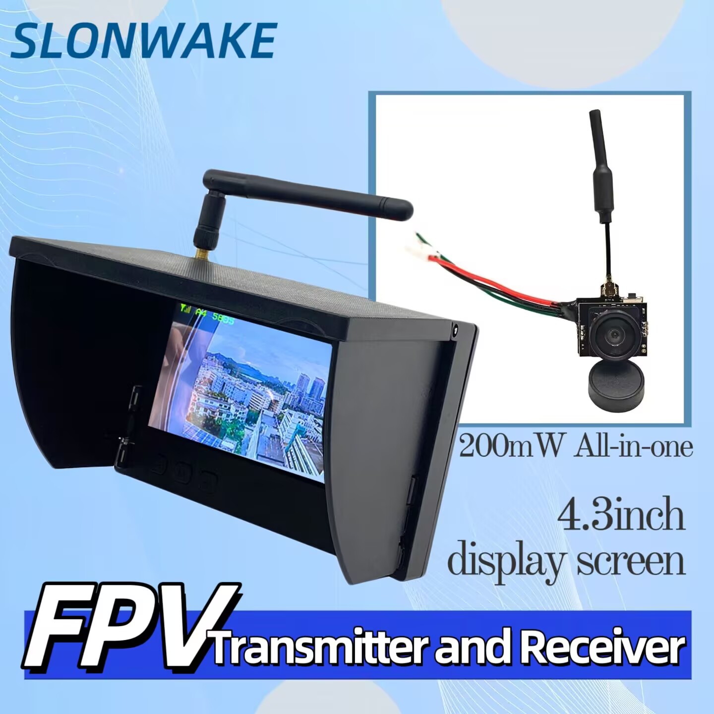 SLONWAKE 5.8G Analog Video Tra - Drone Racing Transmitter recension och pris