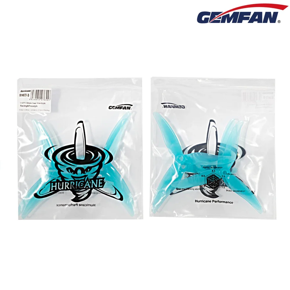 10Pairs (10CW + 10CCW) Gemfan  - Drone Racing Propeller recension och pris
