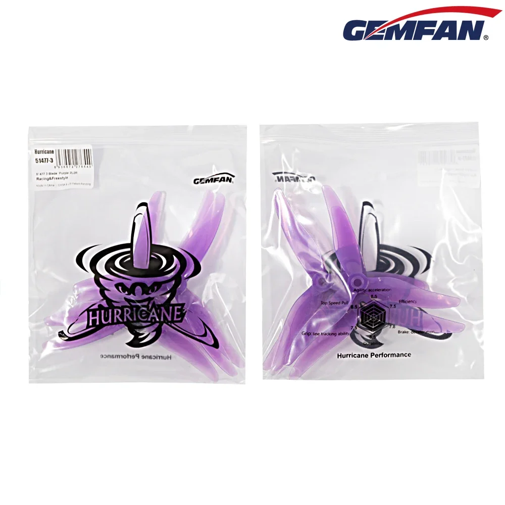 10Pairs (10CW + 10CCW) Gemfan  - Drone Racing Propeller recension och pris