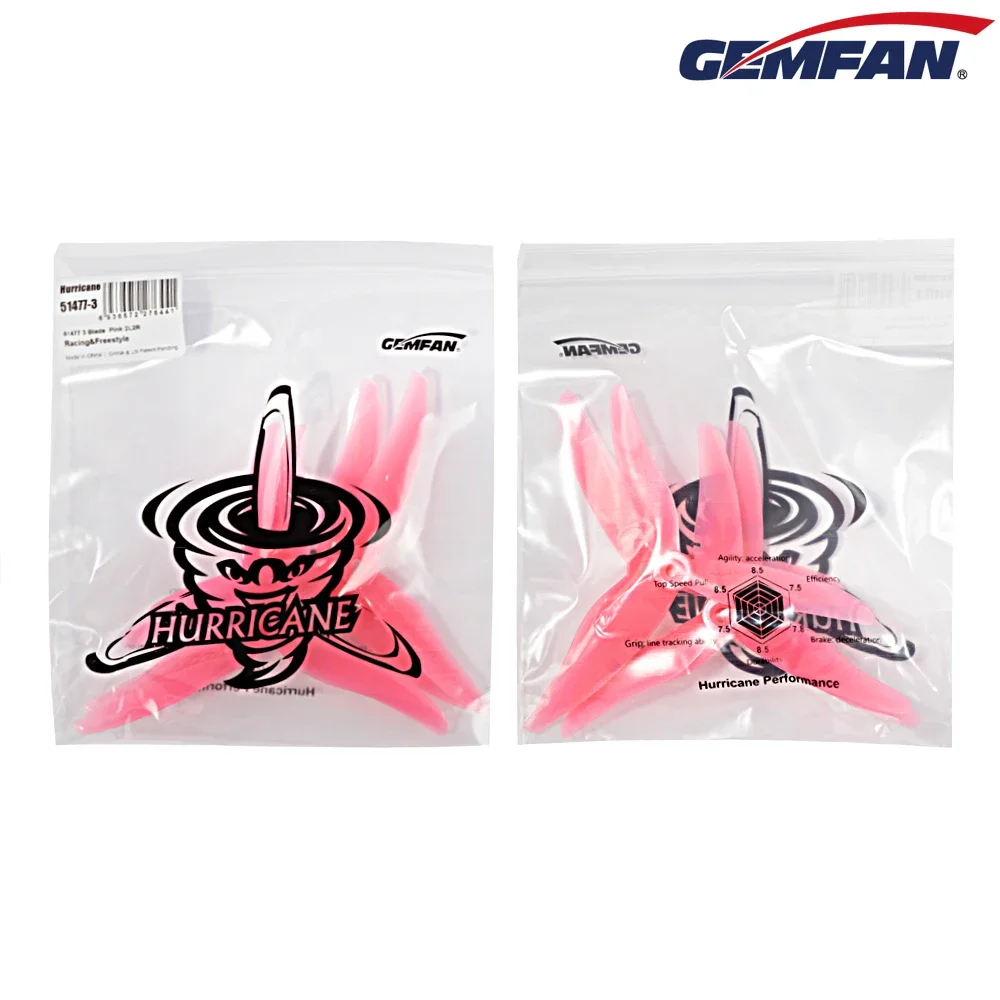 10Pairs (10CW + 10CCW) Gemfan  - Drone Racing Propeller recension och pris