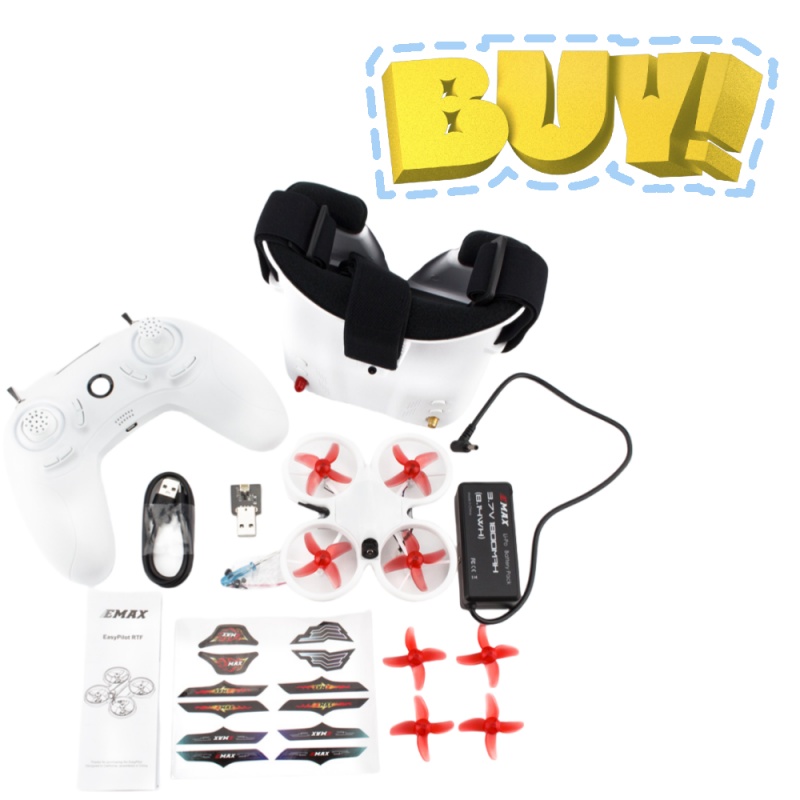 EMAX EZ Pilot 82MM Mini 5.8G I - Drone Racing Goggles recension och pris