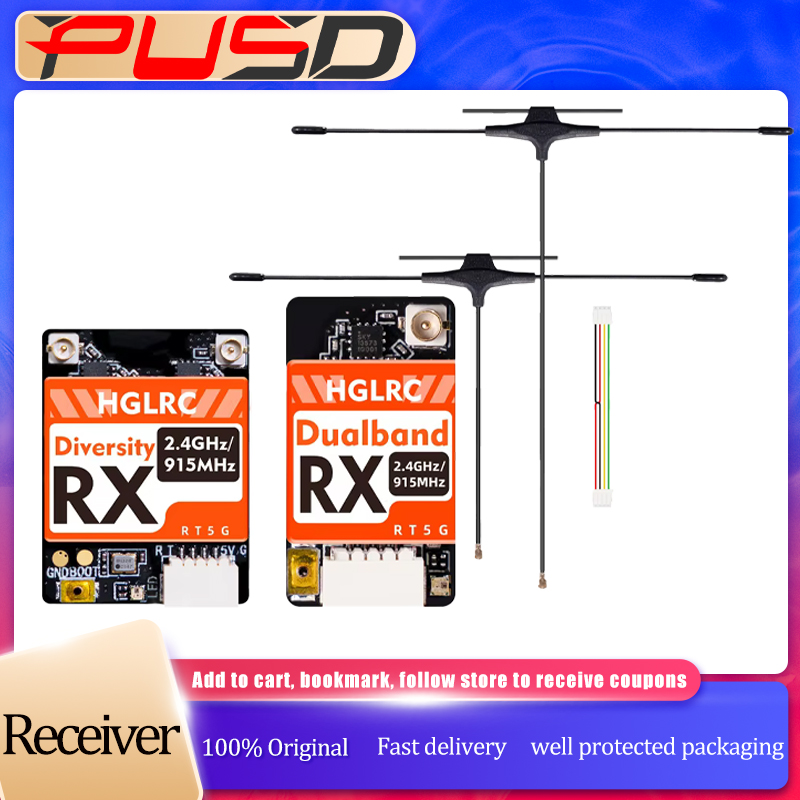 HGLRC Dual-band True Diversity - Drone Racing Receiver recension och pris