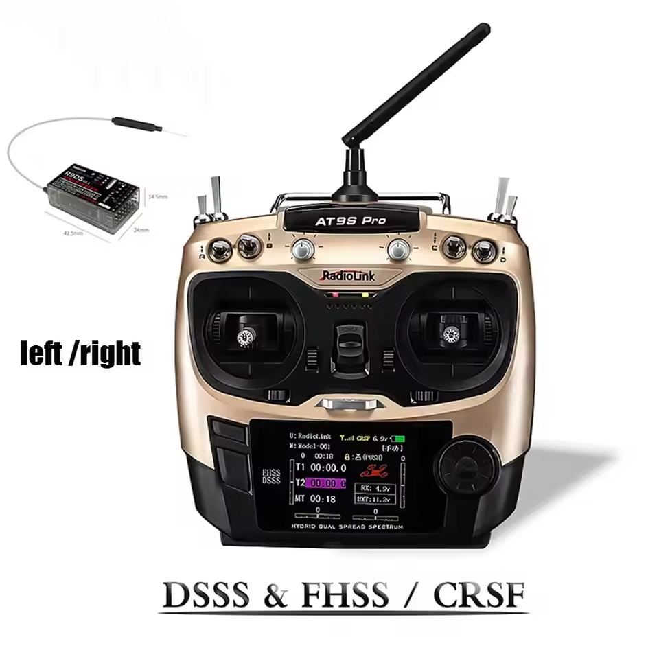 Radiolink AT9SPro 12CH 2.4G DS - Drone Racing Battery recension och pris