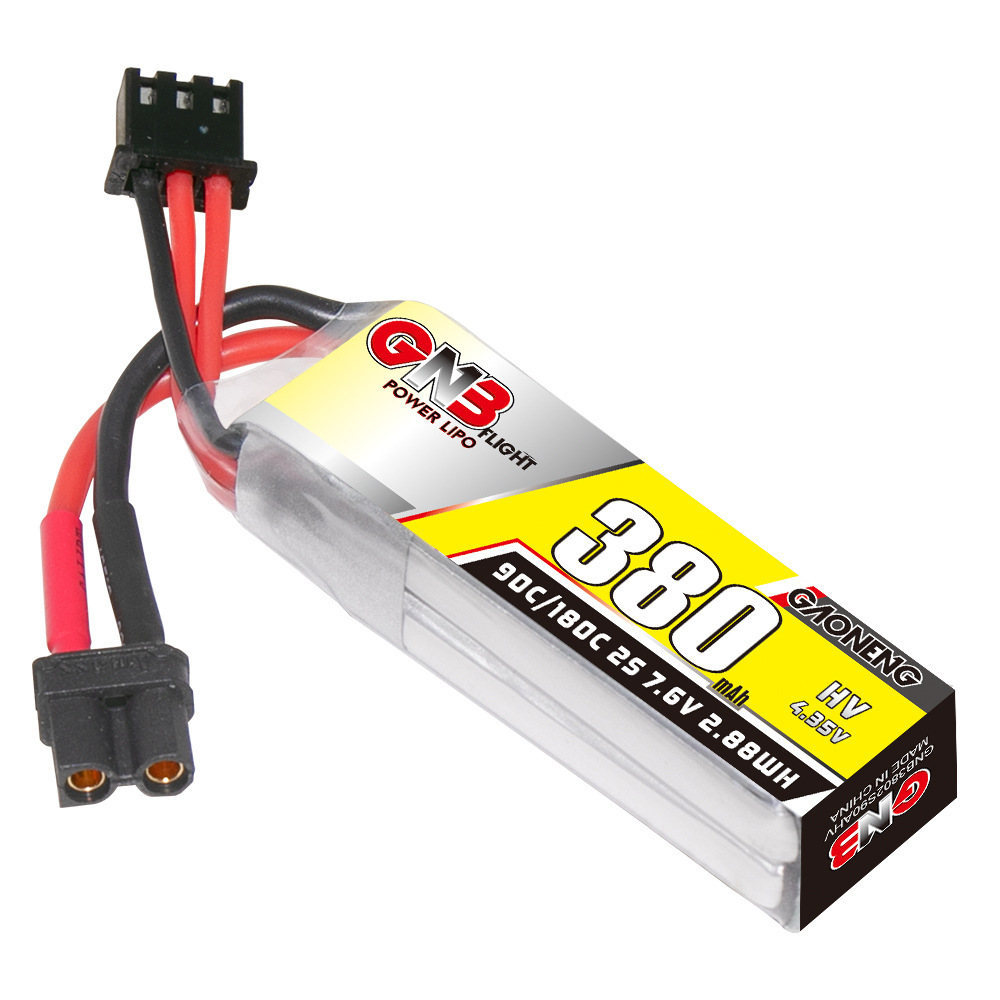 GNB 2S 7.6V 380mAh 90C/180C Li - Drone Racing Battery recension och pris
