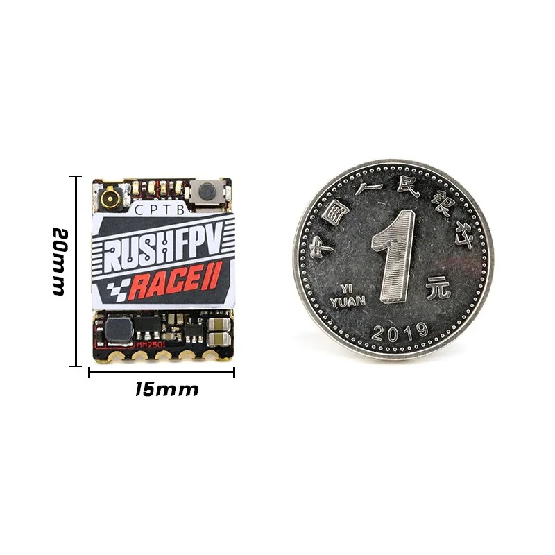 RushFPV 5.8GHz FPV VTX 48CH 25 - Drone Racing Vtx recension och pris