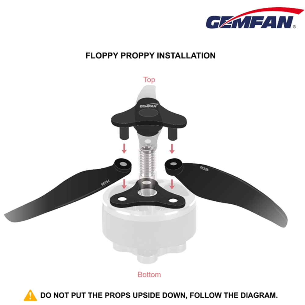 Folding Propeller 5135 Gemfan  - Drone Racing Esc recension och pris