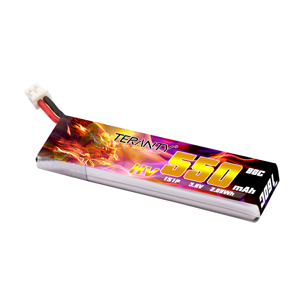 TERANTY HV 1S 3.8V 550mAh 80C/ - Drone Racing Battery recension och pris