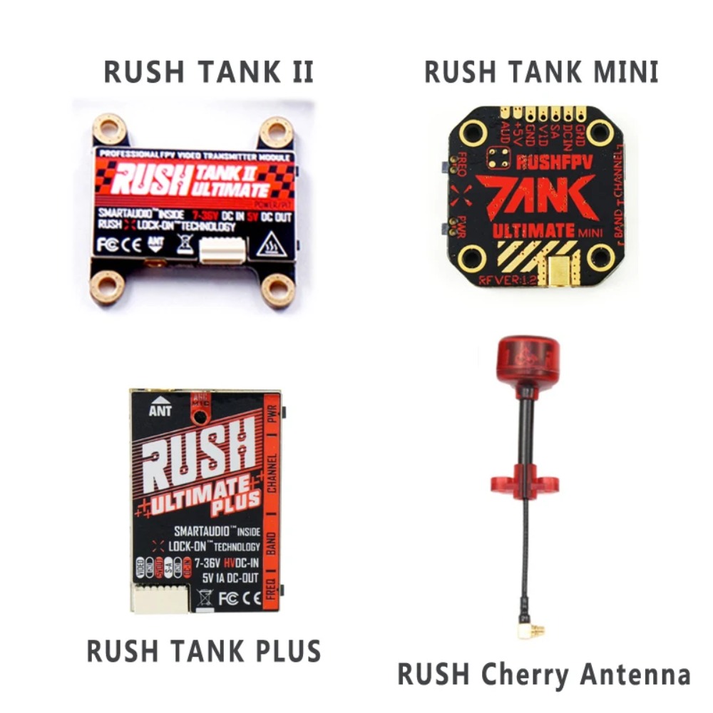 RUSH TANK Ultimate II/Mini/ PL - Drone Racing Transmitter recension och pris