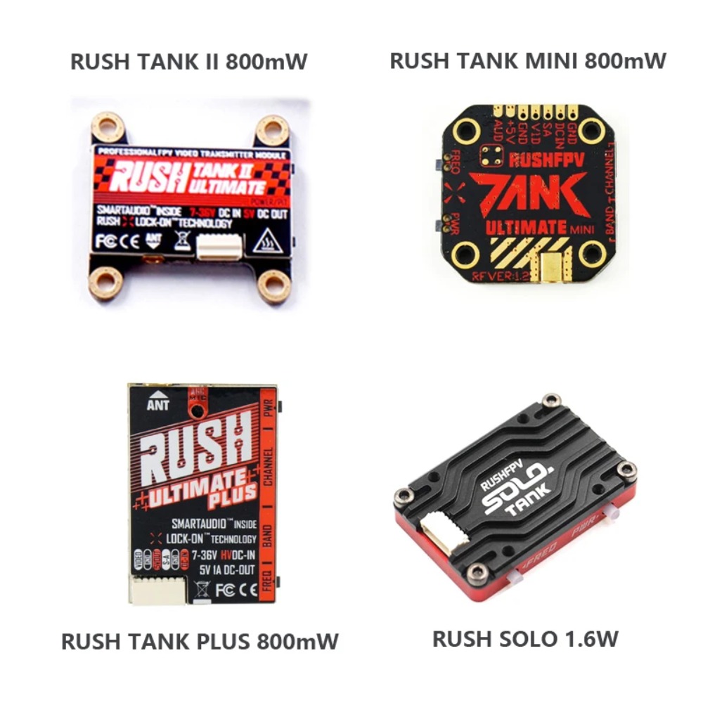 RUSH TANK Ultimate II/Mini/ PL - Drone Racing Transmitter recension och pris
