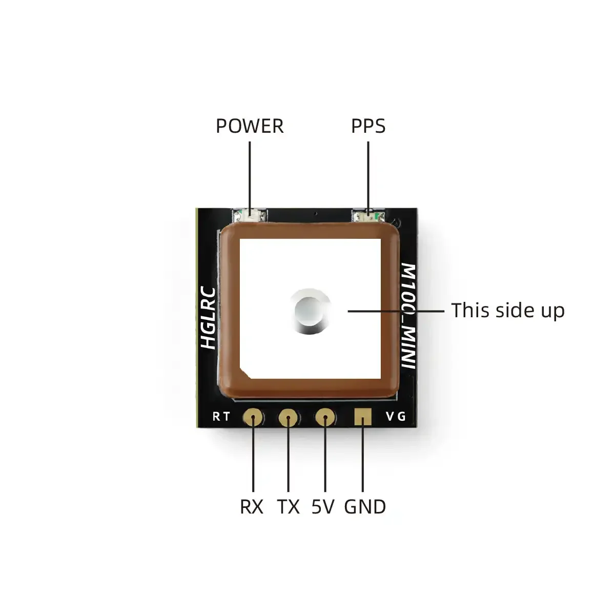 HGLRC M100 MINI GPS Module M10 - Drone Racing Vtx recension och pris