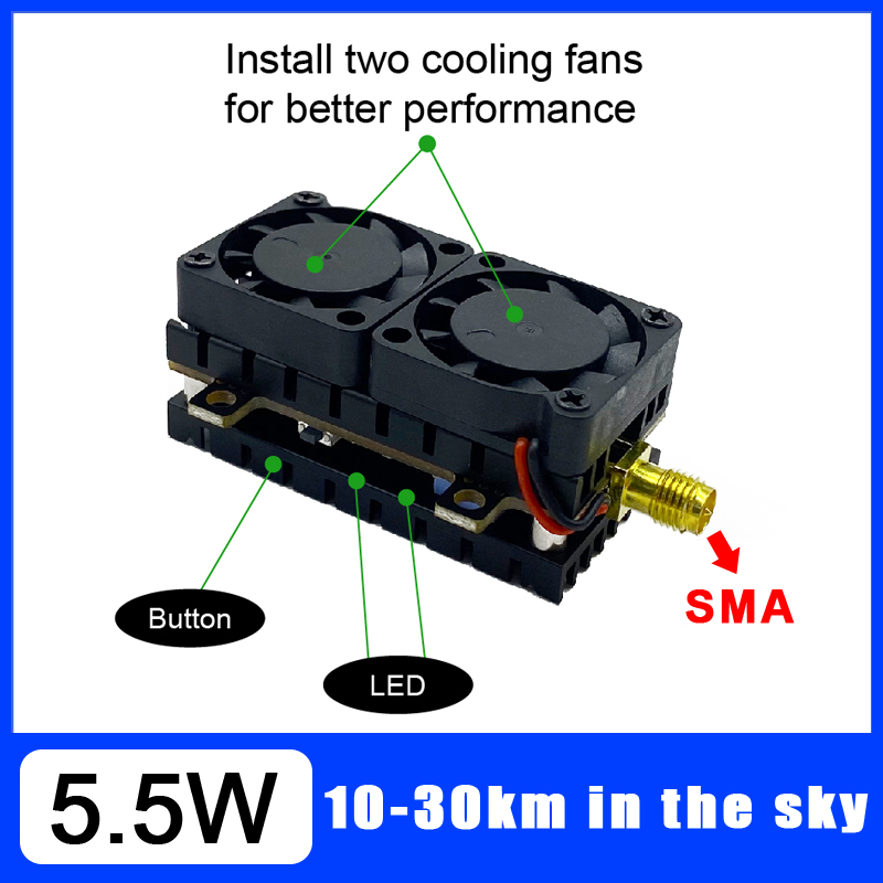 Long Range 5.8GHz 5.5W Video T - Drone Racing Transmitter recension och pris