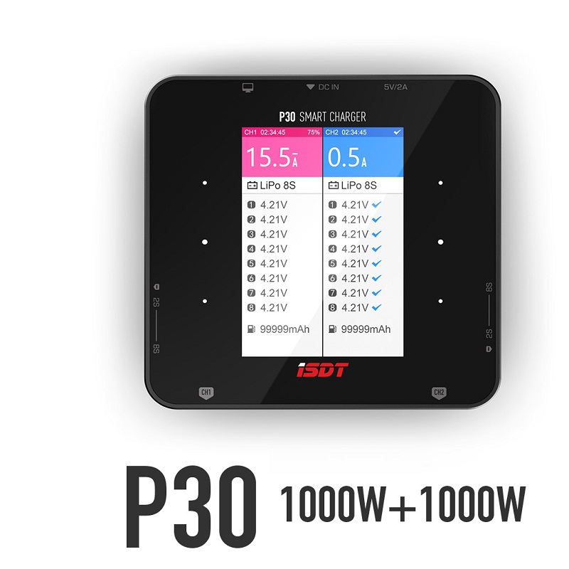 ISDT P30 Dual Balance Charger  - Drone Racing Charger recension och pris