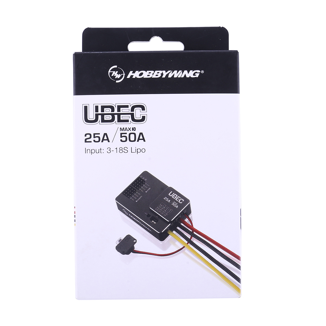 Hobbywing UBEC 25A HV 3-18S Mo - Drone Racing Esc recension och pris