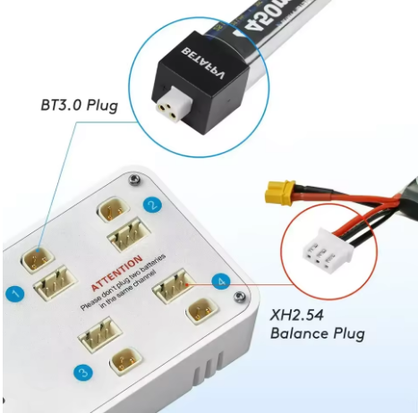 VIFLY ToothStor 4 Port 2S Bala - Drone Racing Charger recension och pris