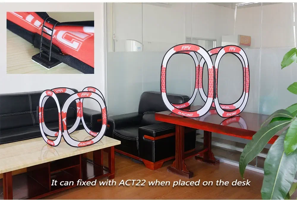 LDARC 780x780mm Pop-Up FPV Rac - Drone Racing Flag recension och pris