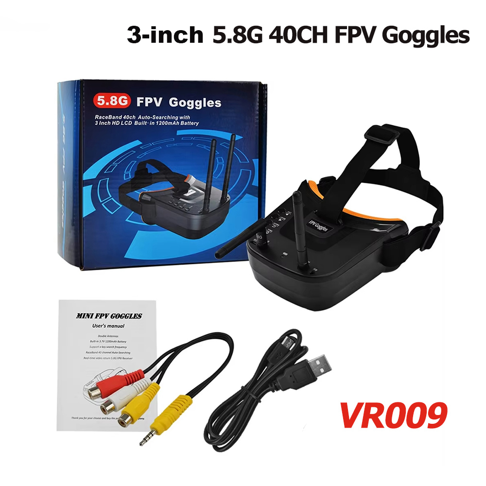 VR009 FPV Video Goggles 3Inch  - Drone Racing Goggles recension och pris