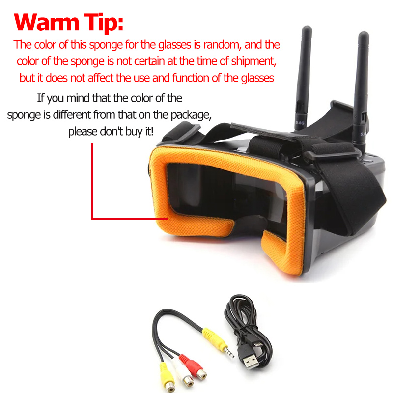 VR009 FPV Video Goggles 3Inch  - Drone Racing Goggles recension och pris