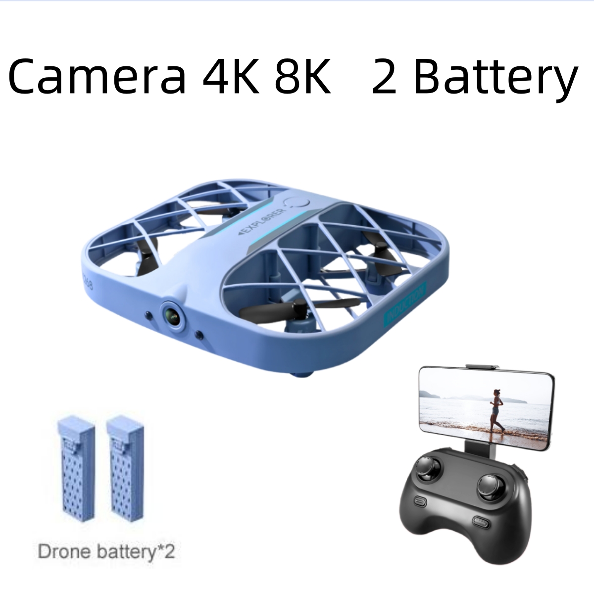 JJRC H107 FPV RC Drone with 2  - Drone Racing Camera recension och pris